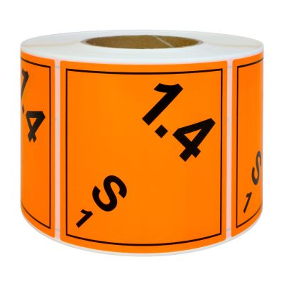 Gefahrgutetiketten Klasse 1.4 S