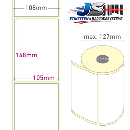 Papier Etiketten 105x148 mm permanent haftend