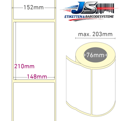 Papier Etiketten 148x210 mm permanent haftend