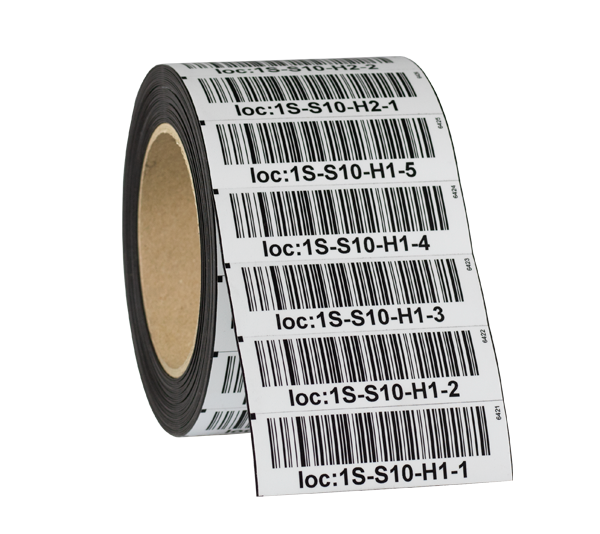 Magnet Etiketten auf Rolle